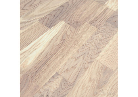 Паркетная доска Polarwood Дуб Ливинг белый матовый трехполосный Oak Living White Matt 3S