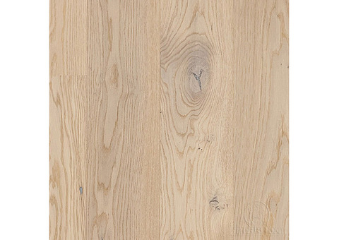 Паркетная доска Polarwood Дуб Полар Премиум белый матовый однополосный Oak Premium 138 Polar White Matt 1S