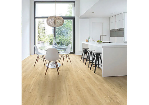 ПВХ-плитка QS Alpha Vinyl Small Planks AVSP 40018 Бежевый дуб