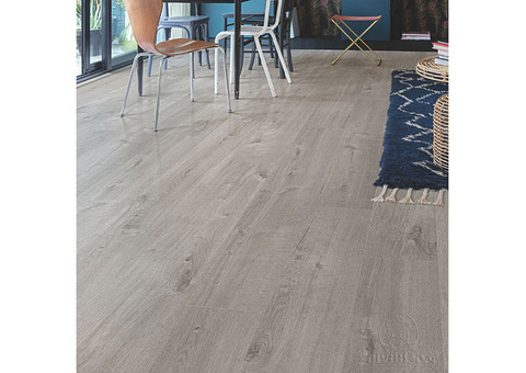 ПВХ-плитка Alpha Vinyl Medium Planks AVMP 40202 Дуб хлопковый темно-серый