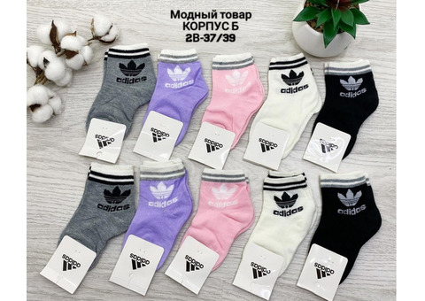 НОСКИ ДЛЯ ДЕВОЧКИ 10 ПАР ADIDAS, код 1997122